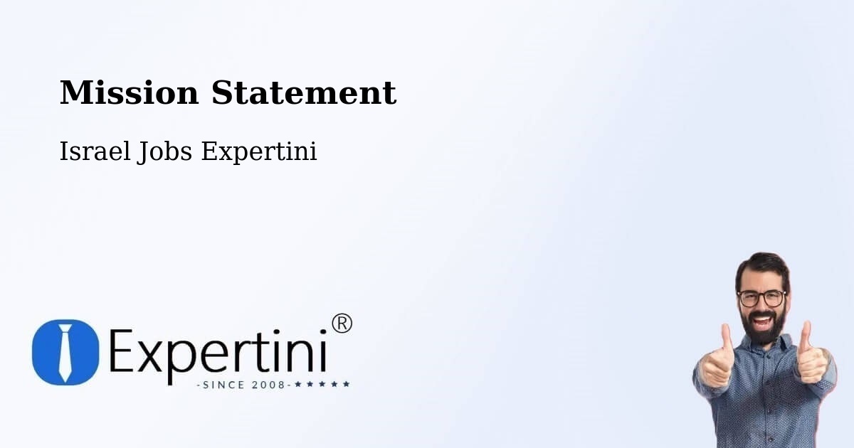 Corporate Mission – Beersheba - Israel Jobs Expertini