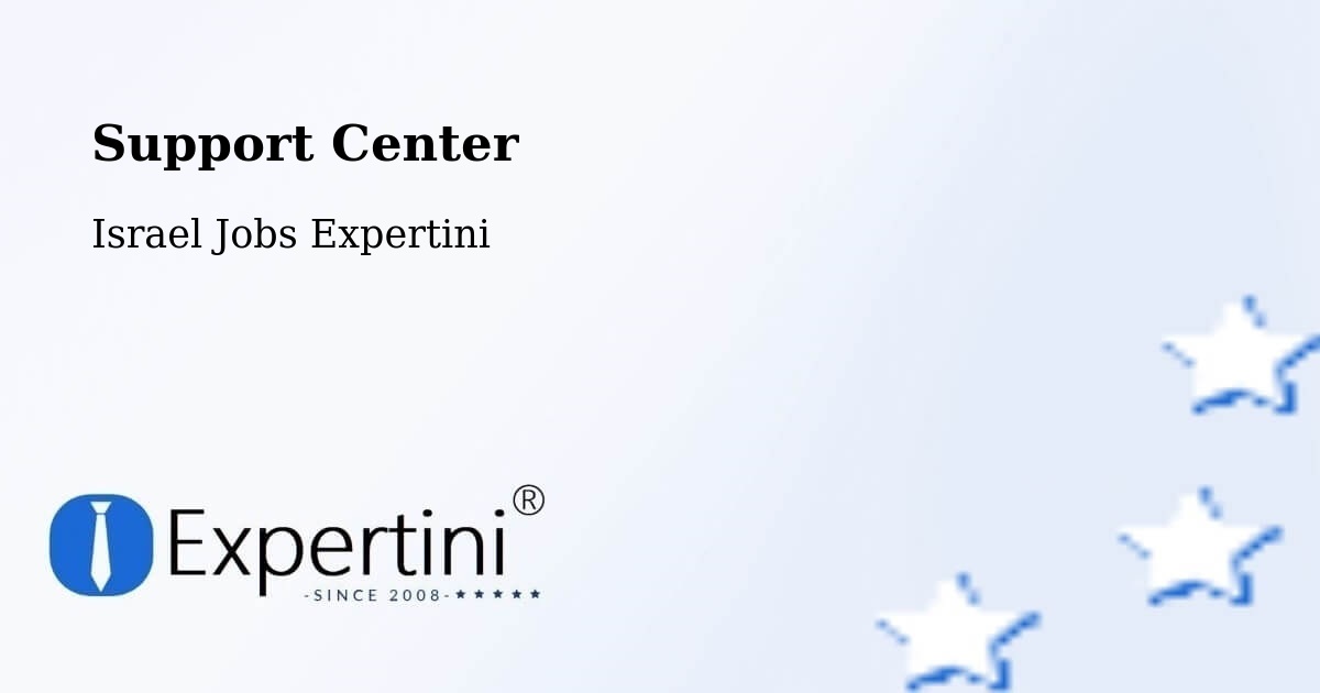 Support Services – Beersheba - Israel Jobs Expertini