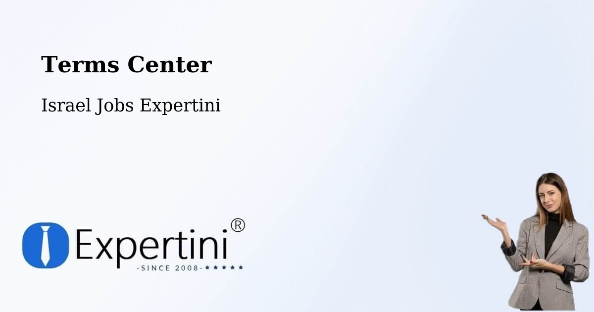 Terms of Service – Beersheba - Israel Jobs Expertini